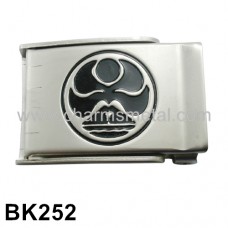 BK252 - Webbing Belt Buckle With Logo